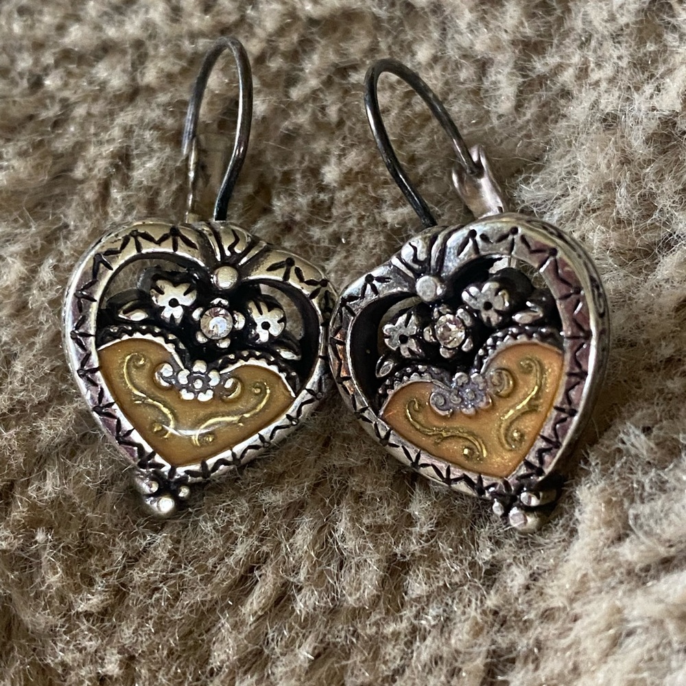 Brighton heart earrings